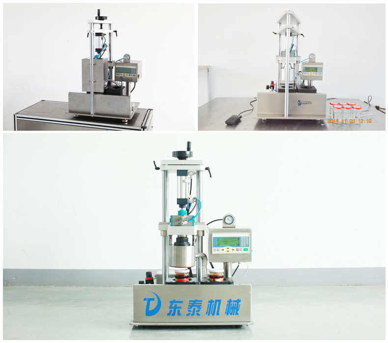 半自動(dòng)罐頭真空旋蓋機(jī)